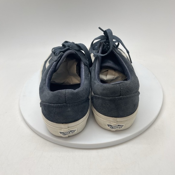Vans Old Skool Mens 9‎ Blue Athletic Skate Walking Suede Shoes Sneakers 721454 main image 9